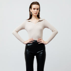 VESPER RIBBED KNIT TOP