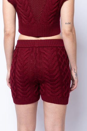 Chunky Knit Shorts