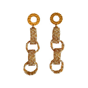 BOLD CHUNKY LINK EARRINGS