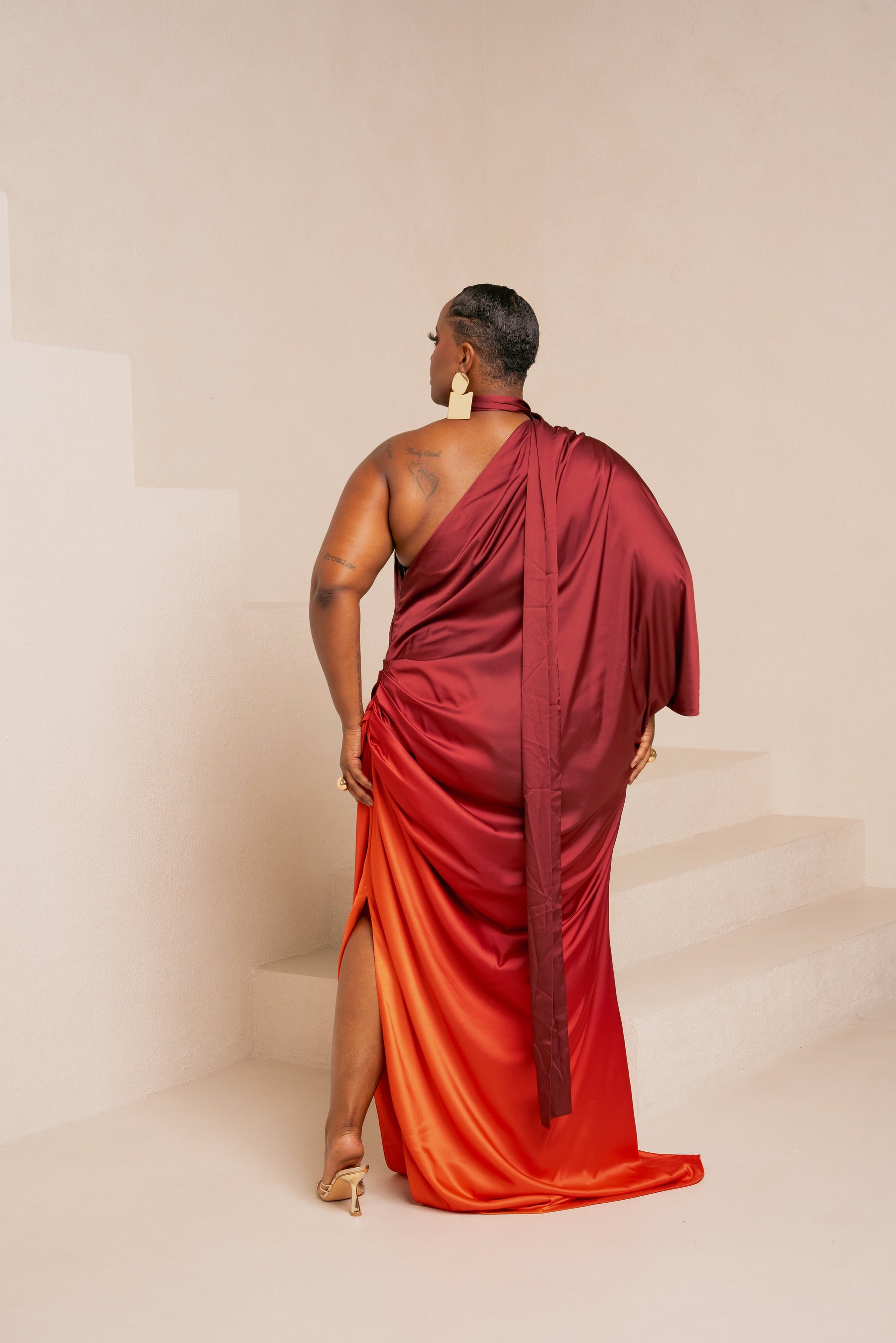 DAWN DRAPE MAXI DRESS