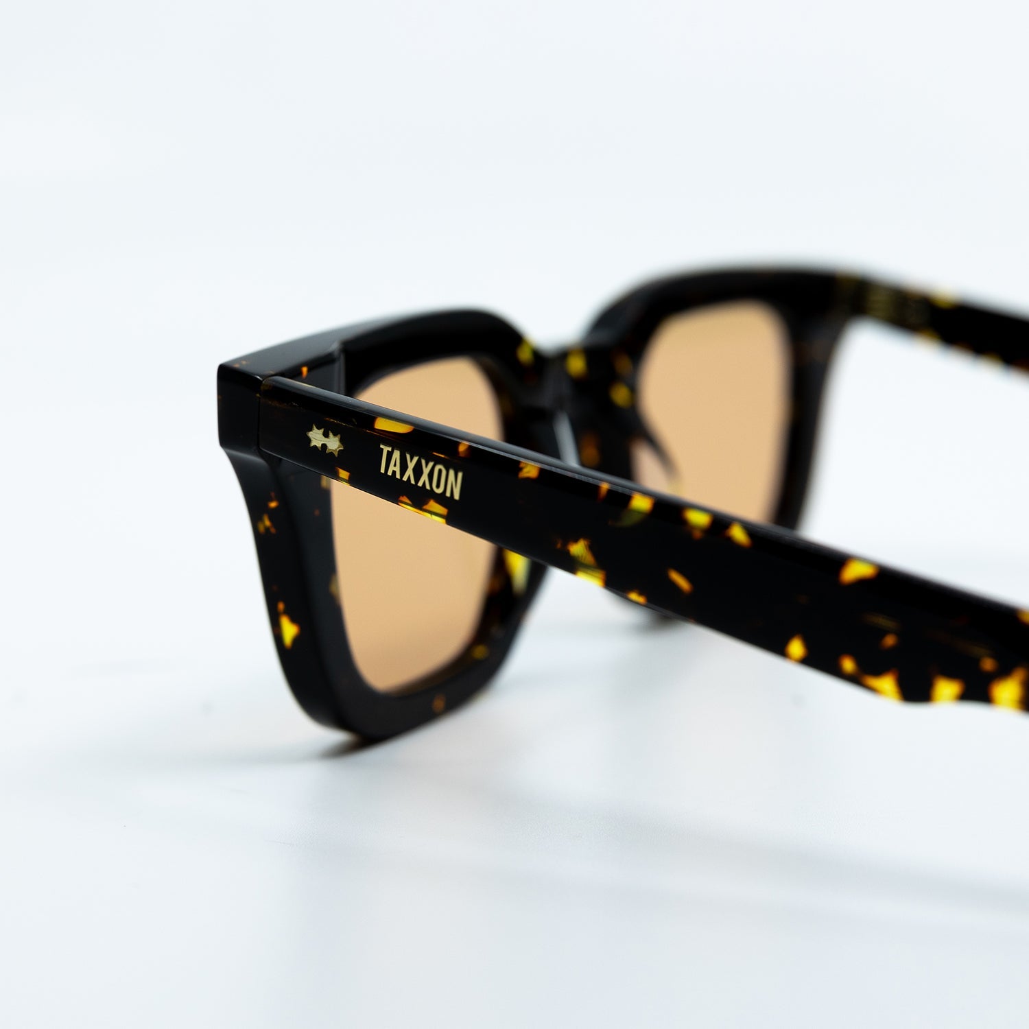 Zid Sunglasses with Tortoise Frame & Orange Lens