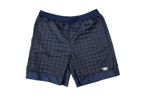 “GAME DAY” Quilted Shorts - Navy