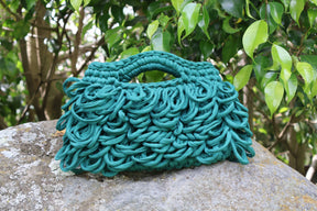 Gala Dalí Crochet Handbag -  Luxury Handcrafted Hand Bag Inspired by Salvador Dalí | Ethical Fashion from Ecuador