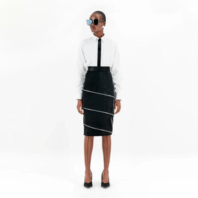 Spiral Zipper Skirt