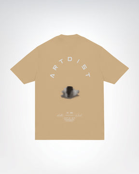 Blurred Face Oversize Safari T-Shirt