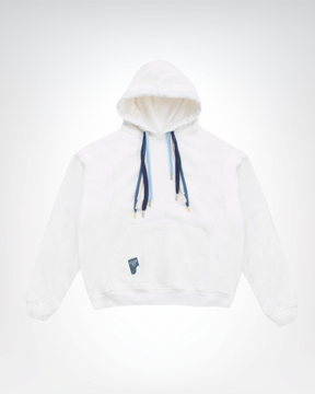 Laces Ivory Hoodie