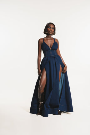 Denim ADELE Maxi Dress