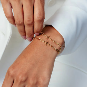 Chain Breaker Cross Bracelet