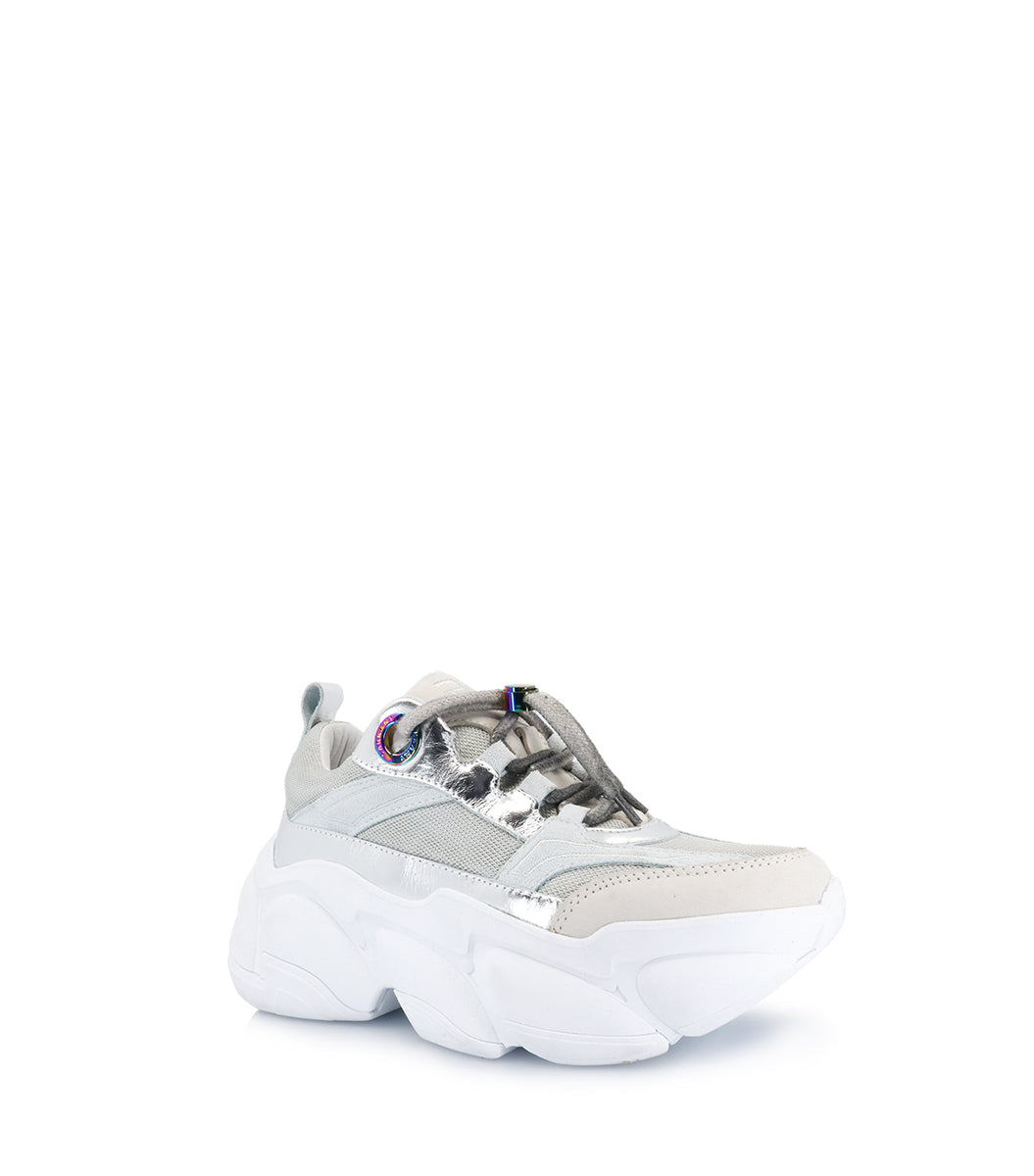 Sleek Silver Sneakers