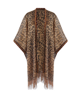 Leopard coverup with a trim