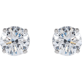 3 CT Lab-Grown Diamond Earrings in 14K Gold