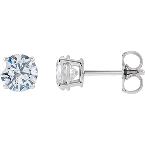 3 CT Lab-Grown Diamond Earrings in 14K Gold