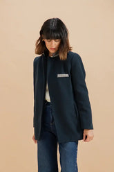 Cambridge Navy Wool Blazer