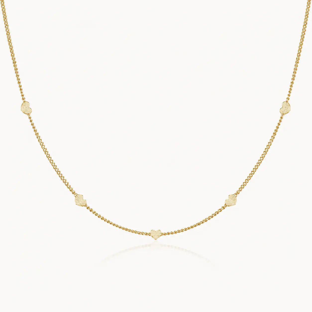 Dainty Heart Layering Chain