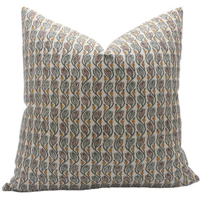 Boho Design Thick Linen Block Print Cushion Cover- Kersangri