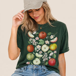Botanical Apple Blossom Graphic Tee
