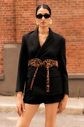 Esquel Hair-On Leather Belt