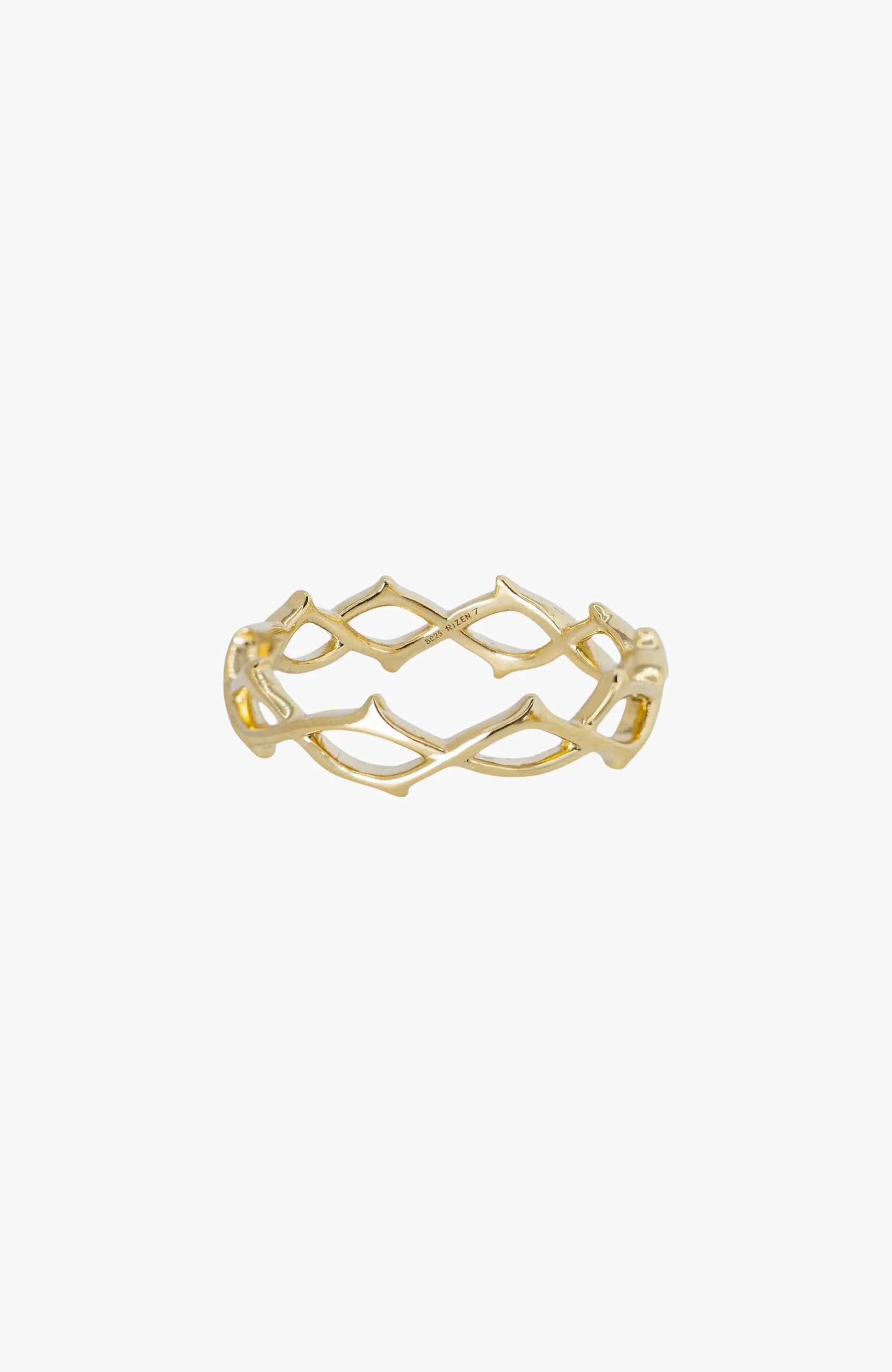 Crown Of Thorns Band Ring