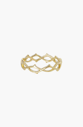 Crown Of Thorns Band Ring