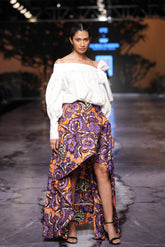 The Paisley Garden Shirt & Skirt Set