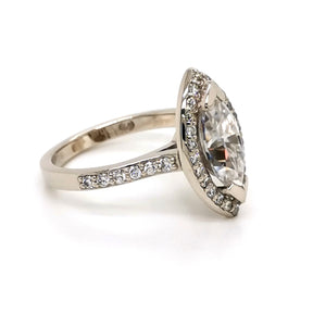 Marquise Halo Ring