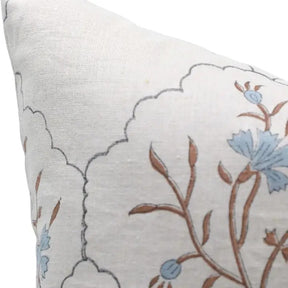 Handcrafted Beautiful Hand Made Block Print Pure Linen Cushion Cover - Vidhya