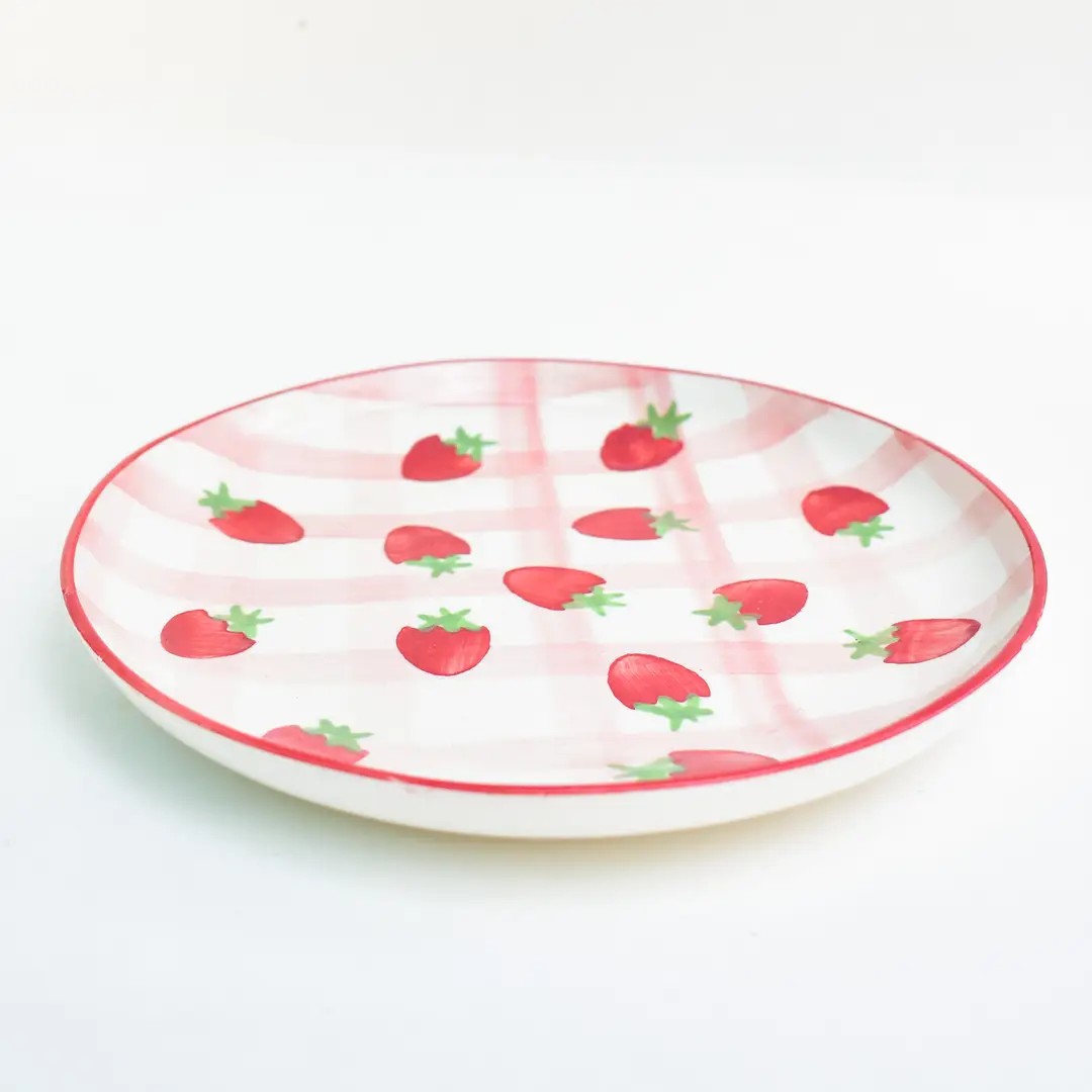 Dessert Plate - Strawberry Shortcake, 7 Inches (Set of 2)
