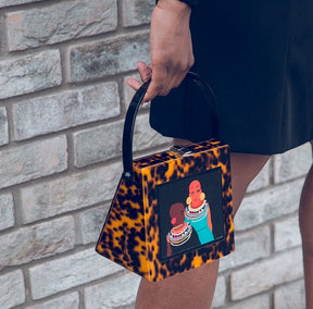 Naserian Acrylic Top Handle Bag