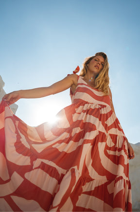 Fiesta Summer Maxi Dress - Mykonos