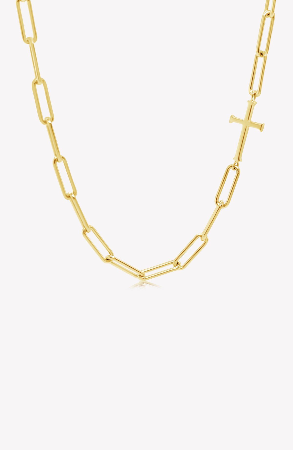 Chain Breaker Cross Necklace