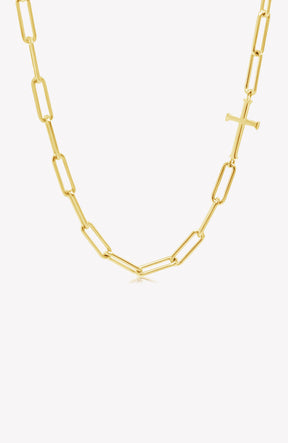 Chain Breaker Cross Necklace
