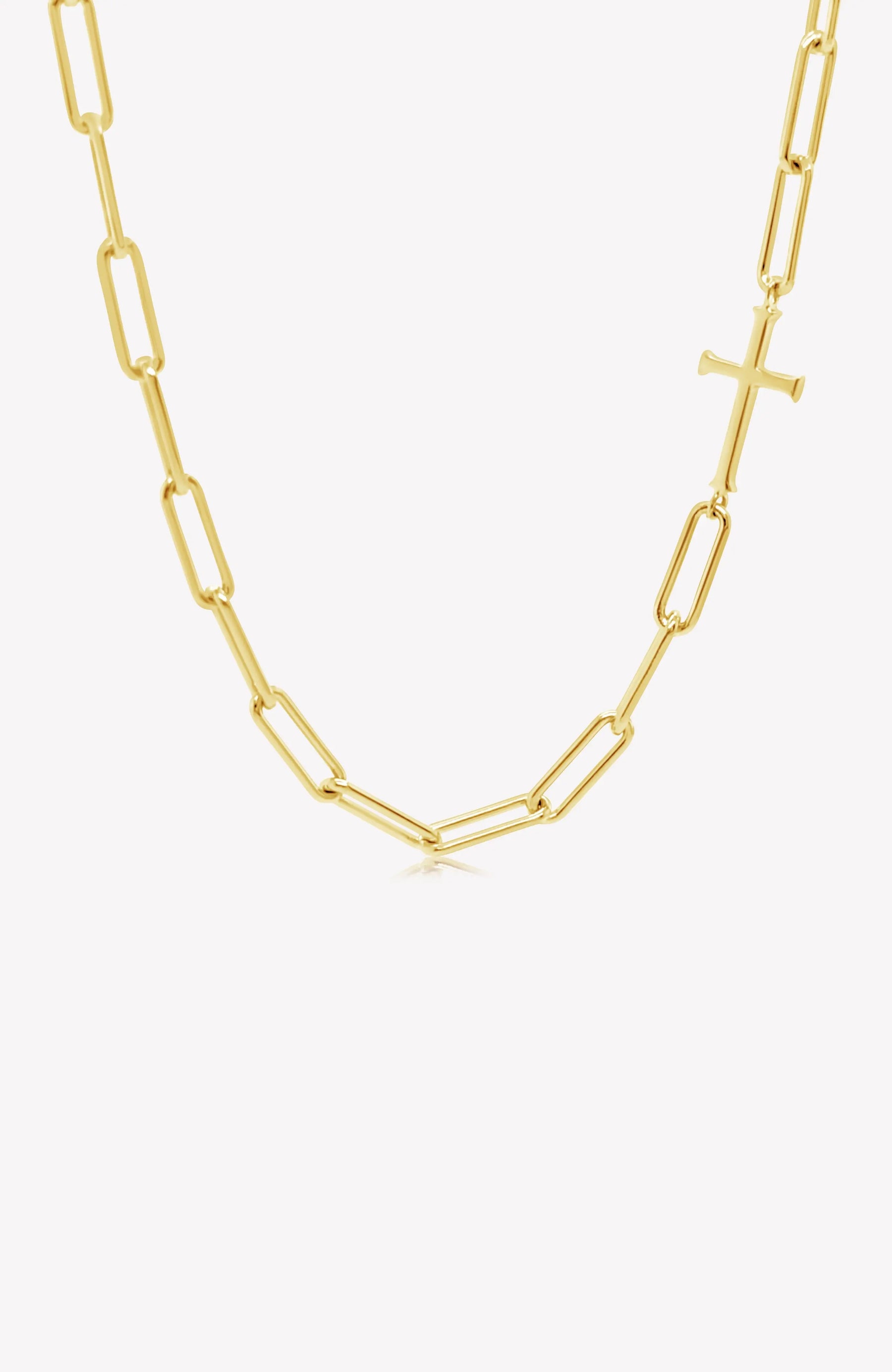 Chain Breaker Cross Necklace