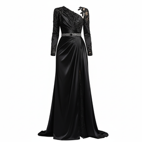 The Baroque Noir Gown