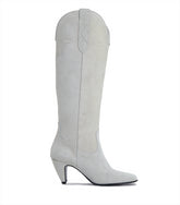 Chic Suede Western Boots Rivet