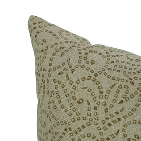 Handmade Block Print Boho Thick Linen Pillow Cover- Bandhej