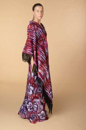 FRIDA, wide-leg batik trousers
