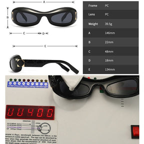 Oval Vintage Sunglasses