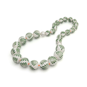 CARMEN Ceramic & Silver Spheres Long Necklace