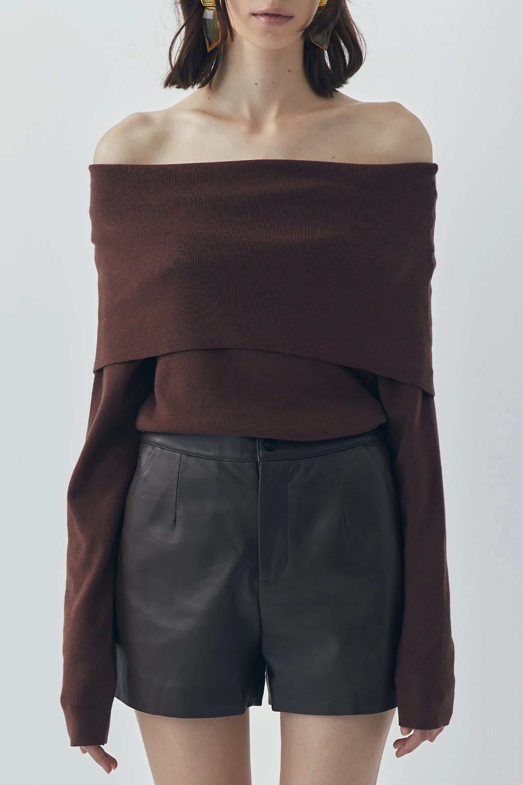 Wren Short Leather Pants