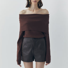 WREN SHORT LEATHER PANTS