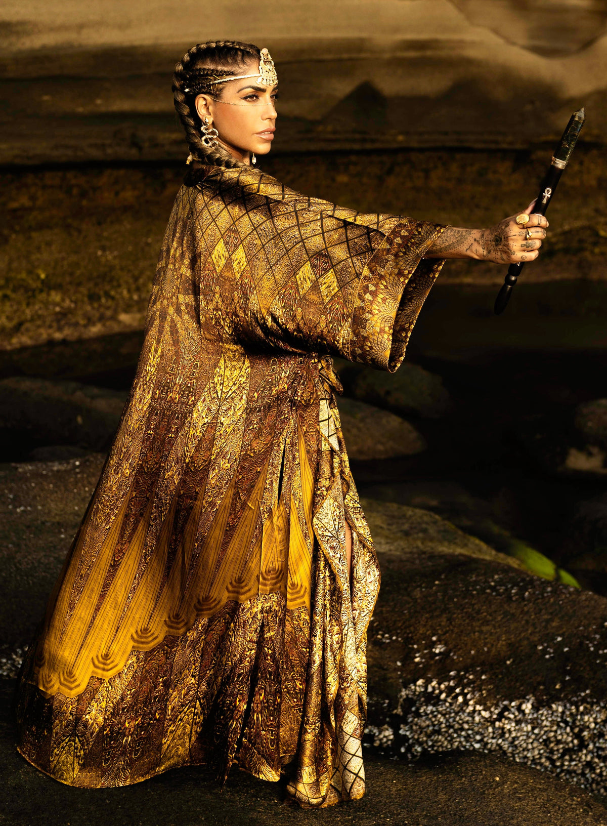 Queen Lakshmi - Luxury Silk Robe