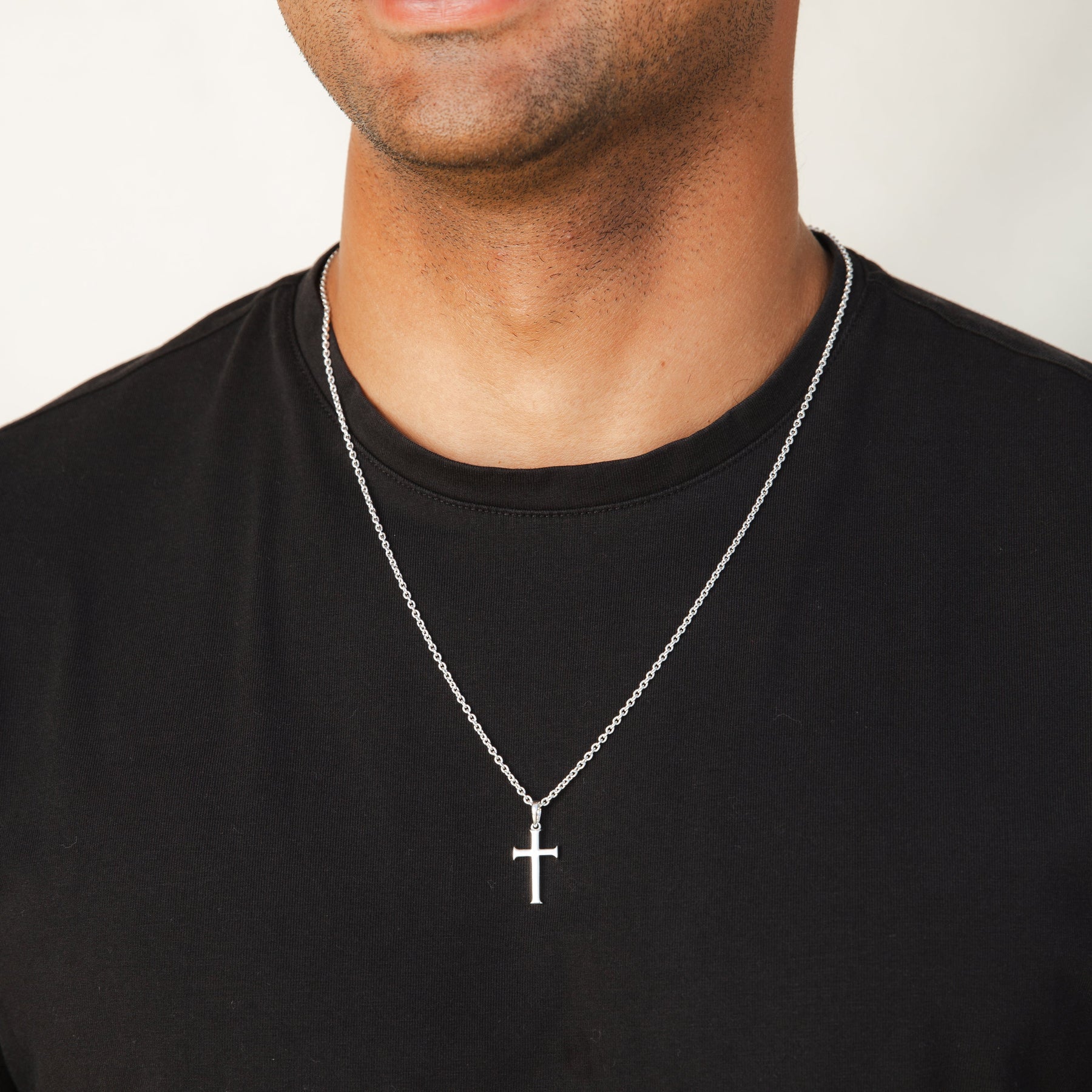 Large Cross Pendant Necklace