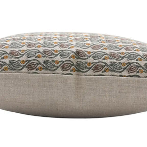 Boho Design Thick Linen Block Print Cushion Cover- Kersangri