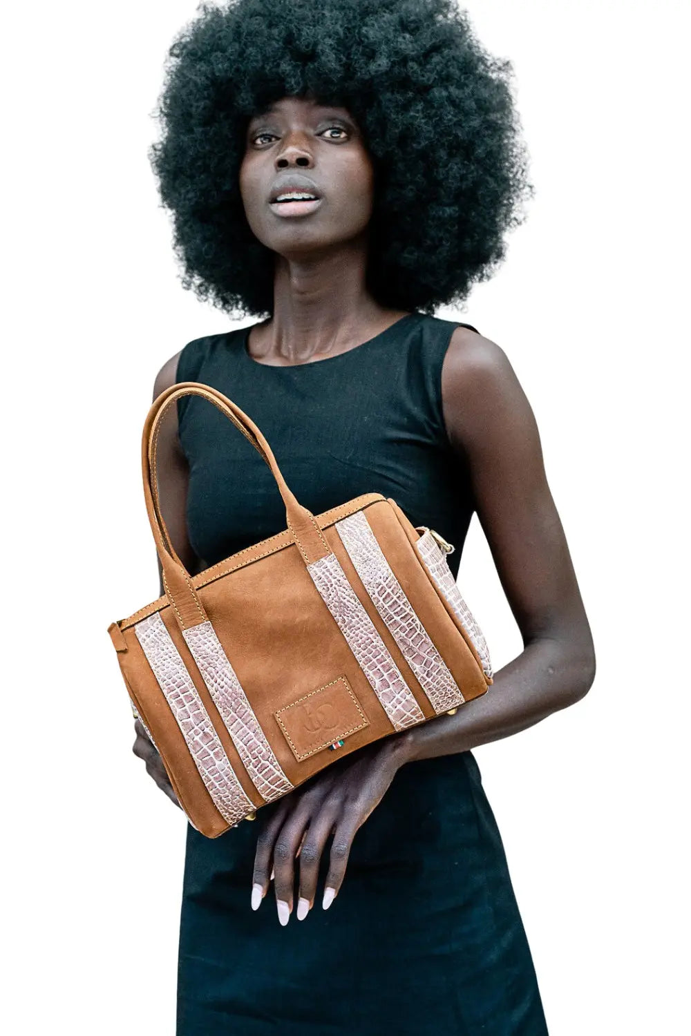Savannah Croc Leather Bag