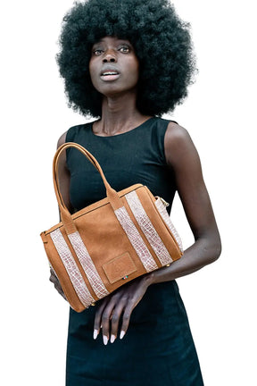 Savannah Croc Leather Bag