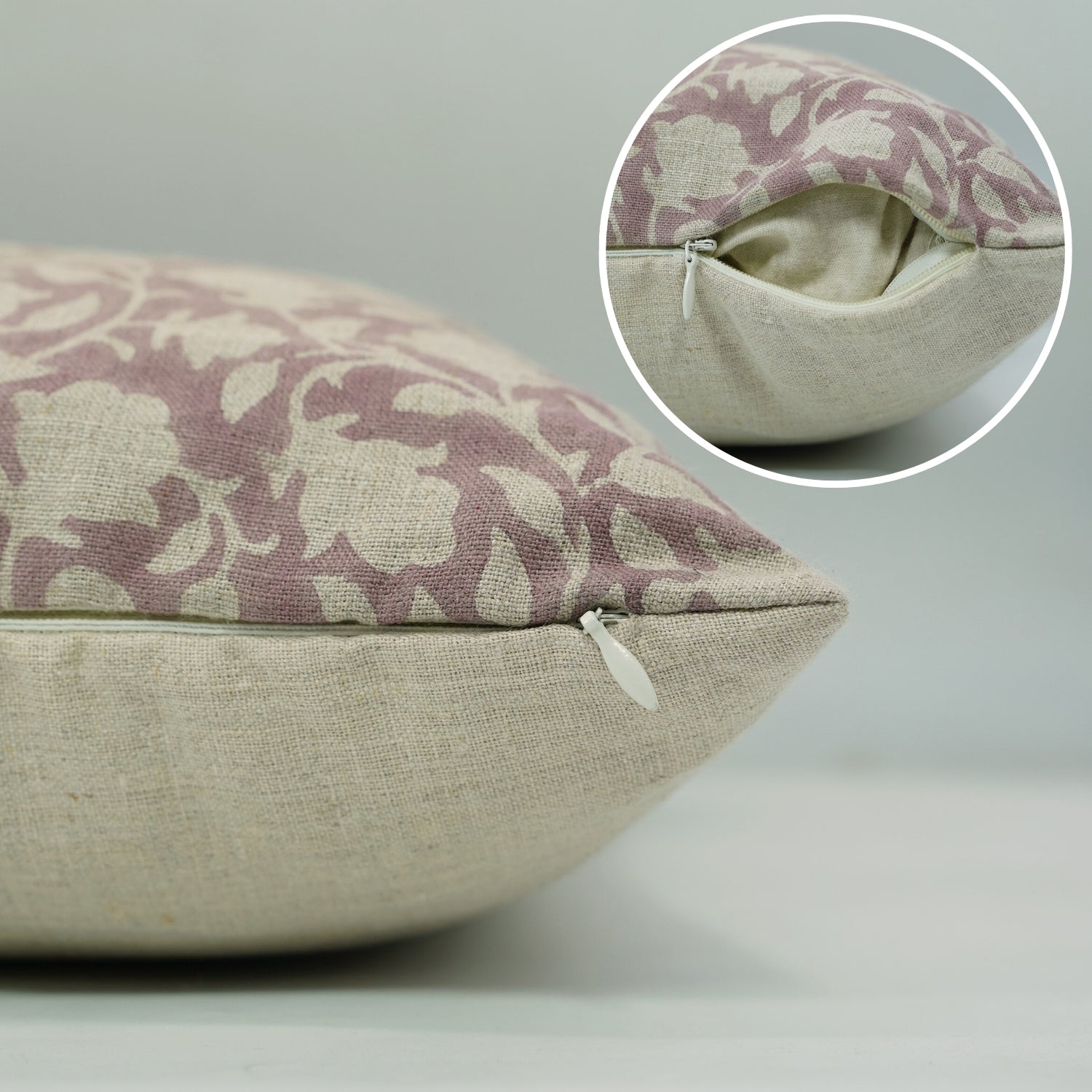 Classic Boho Pure Linen Pillow Cover- Amritvela