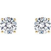 1 1/2 CT Lab-Grown Diamond 4-Prong Stud Earrings in 14K Gold
