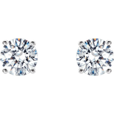 1 1/2 CT Lab-Grown Diamond 4-Prong Stud Earrings in 14K Gold