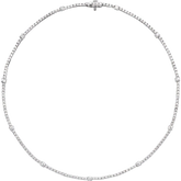 14K Gold 4 CTW Lab-Grown Diamond Line 16" Necklace