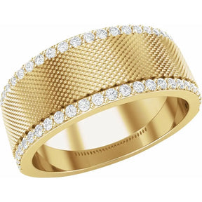 1/2 CT Lab-Grown Diamond Band in 14K Gold